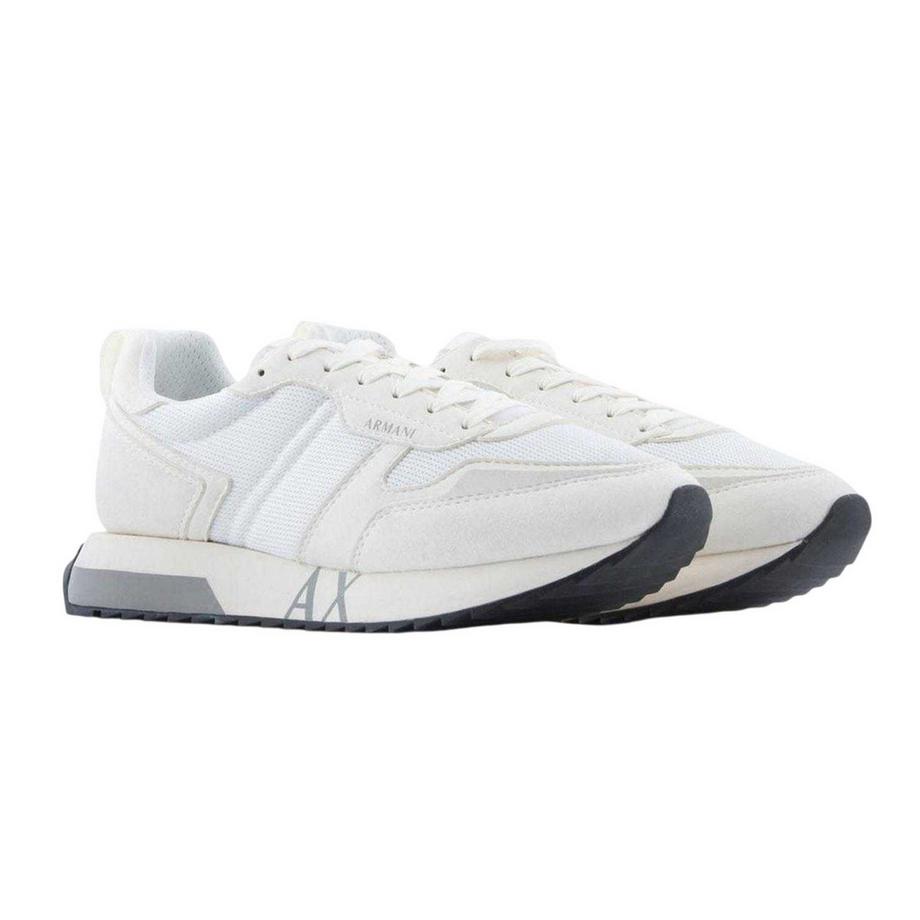 Armani Exchange Scarpe Sportive in Maglia a Rete con Suola a Contrasto  