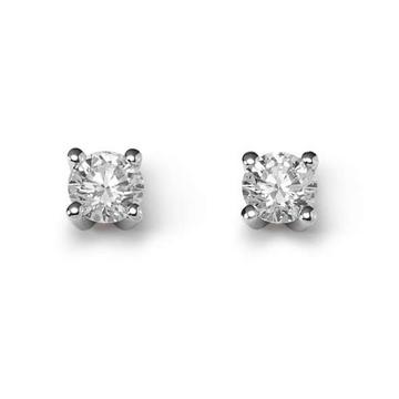 Ohrstecker Diamant 0.25ct. Weissgold 750