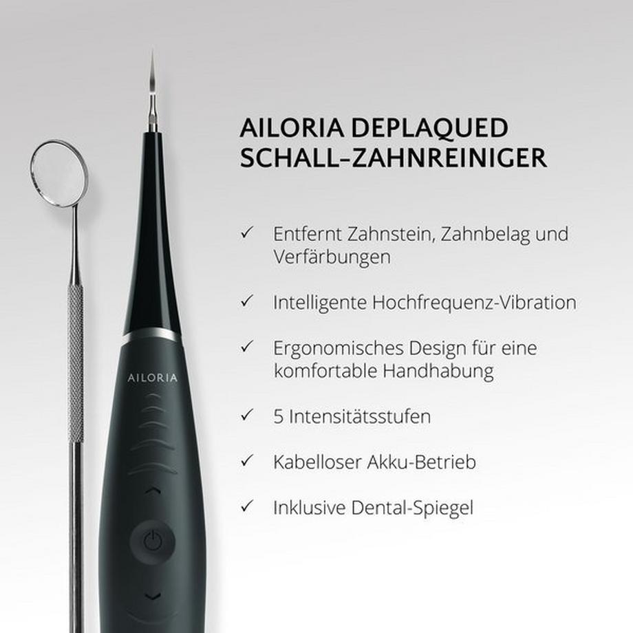 AILORIA DEPLAQUED Pulitore dentale sonico - Black  