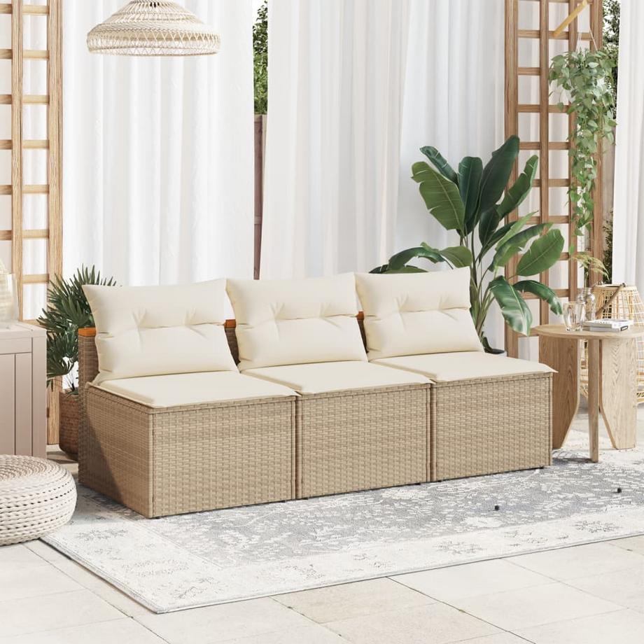 VidaXL Gartensofa poly-rattan  