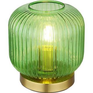 mutoni Lampada da tavolo Normy in metallo ottone colorato verde 1xE27  