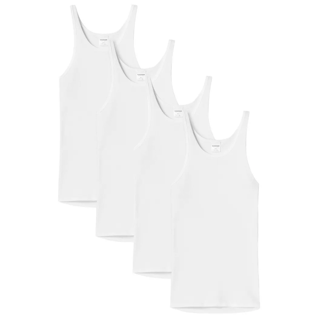 Schiesser Unterhemd "Unterhemd 4er Pack"