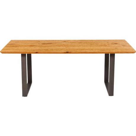 KARE Design Table Symphony chêne acier brut 160x80  