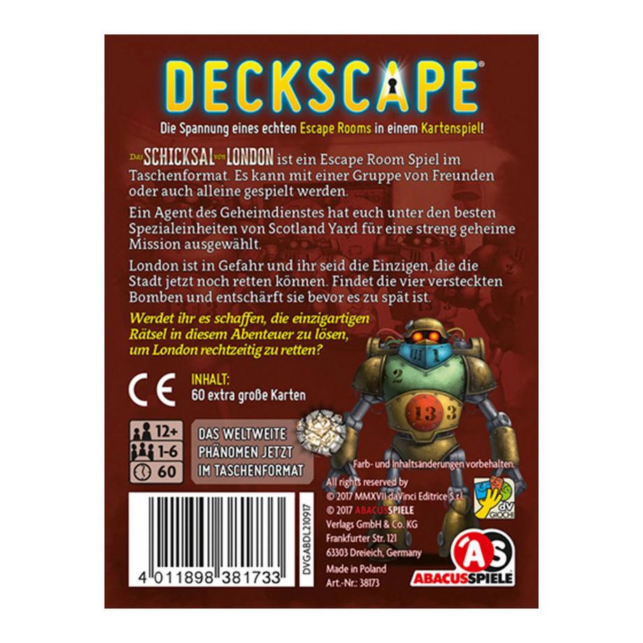 Abacus  Deckscape - Schicksal von London 