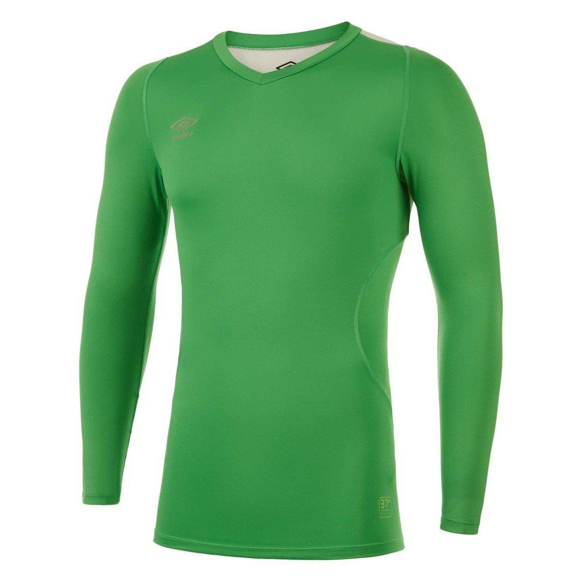 Image of Elite Base Layer Oberteil Vausschnitt Herren Smaragdgrün M