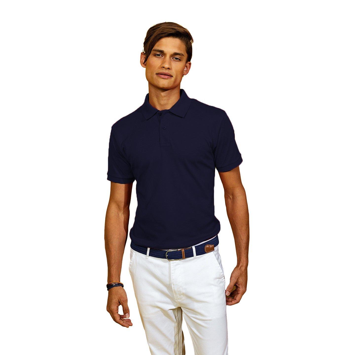 Asquith & Fox  Mens SuperWeiches Polo Shirt 