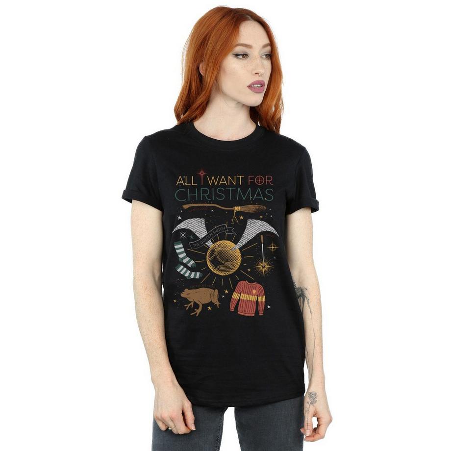 HARRY-POTTER All I Want For Christmas T-Shirt  