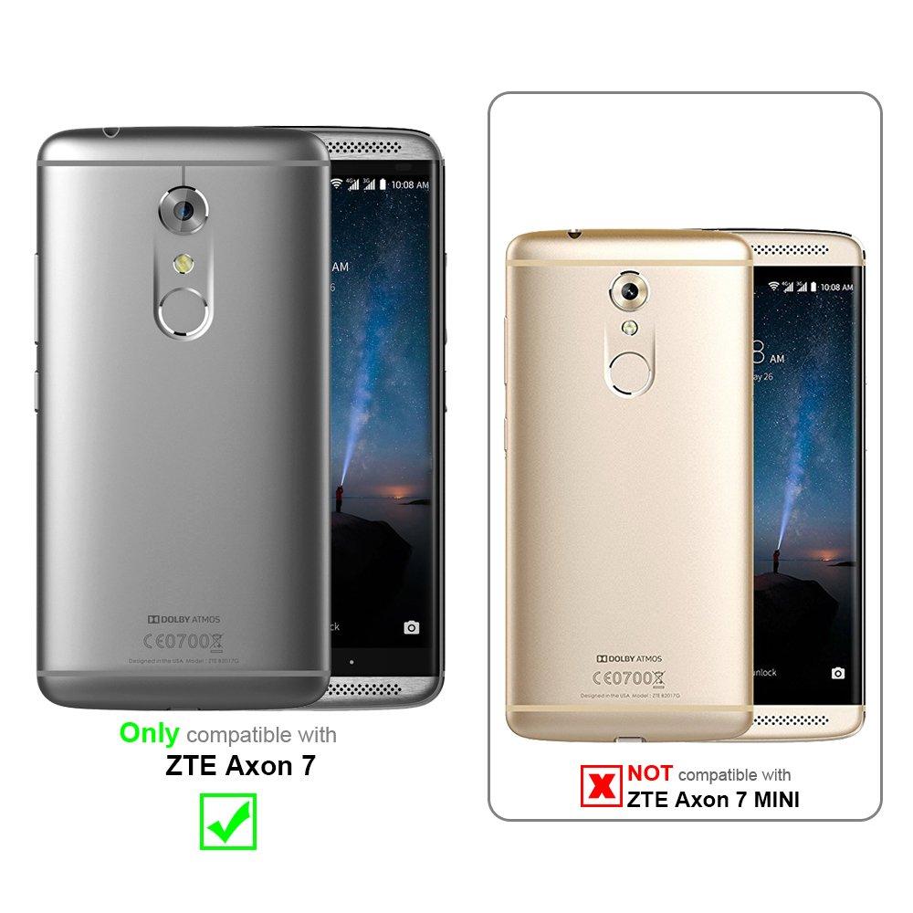 Cadorabo  Housse compatible avec ZTE Axon 7 - Coque de protection avec fermeture magnétique, fonction de support et compartiment pour carte 