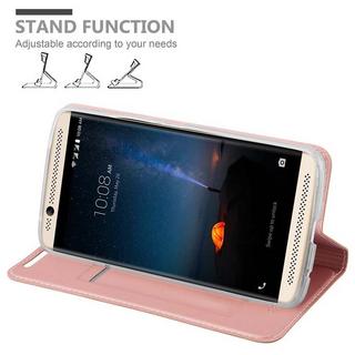 Cadorabo  Housse compatible avec ZTE Axon 7 - Coque de protection avec fermeture magnétique, fonction de support et compartiment pour carte 