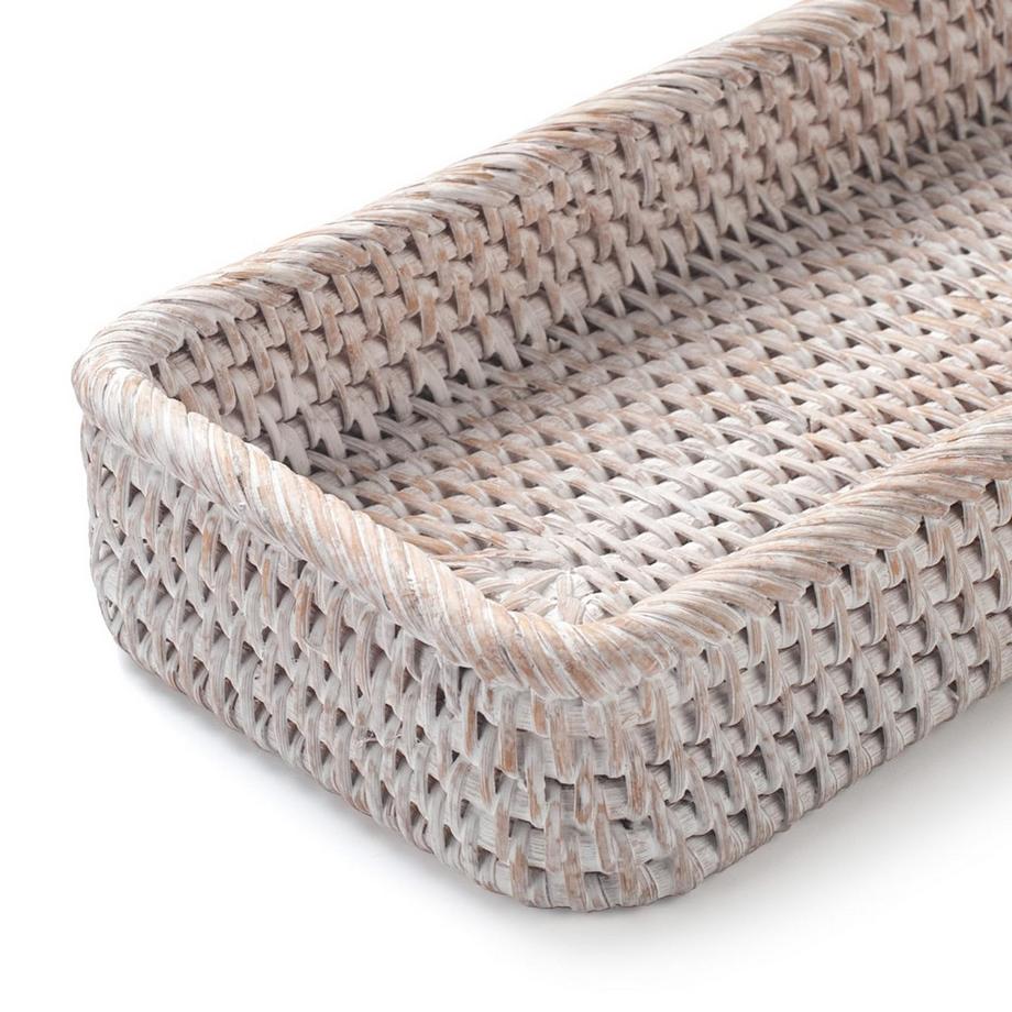 Alopini  Rattan Badezimmer Waschtische, Korbaufbewahrung langes schmales Handtuch 