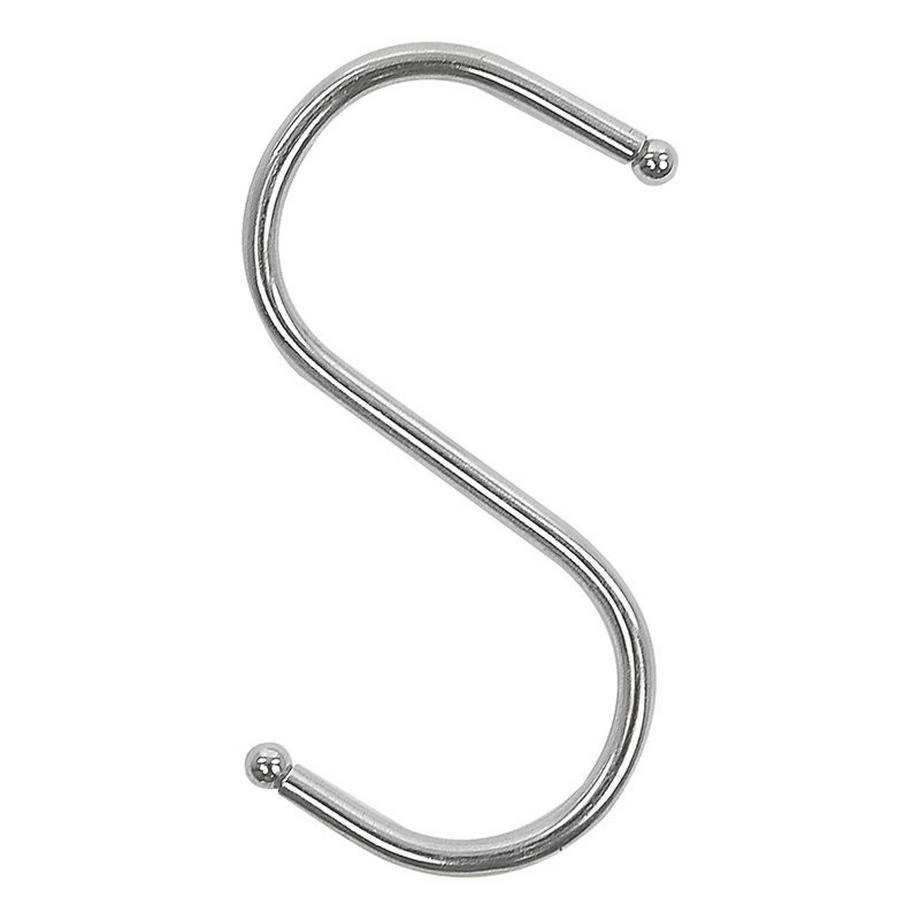 Pricenet Crochet en S Ø4mm 6,5x7,5cm 6 pièces sous blister  