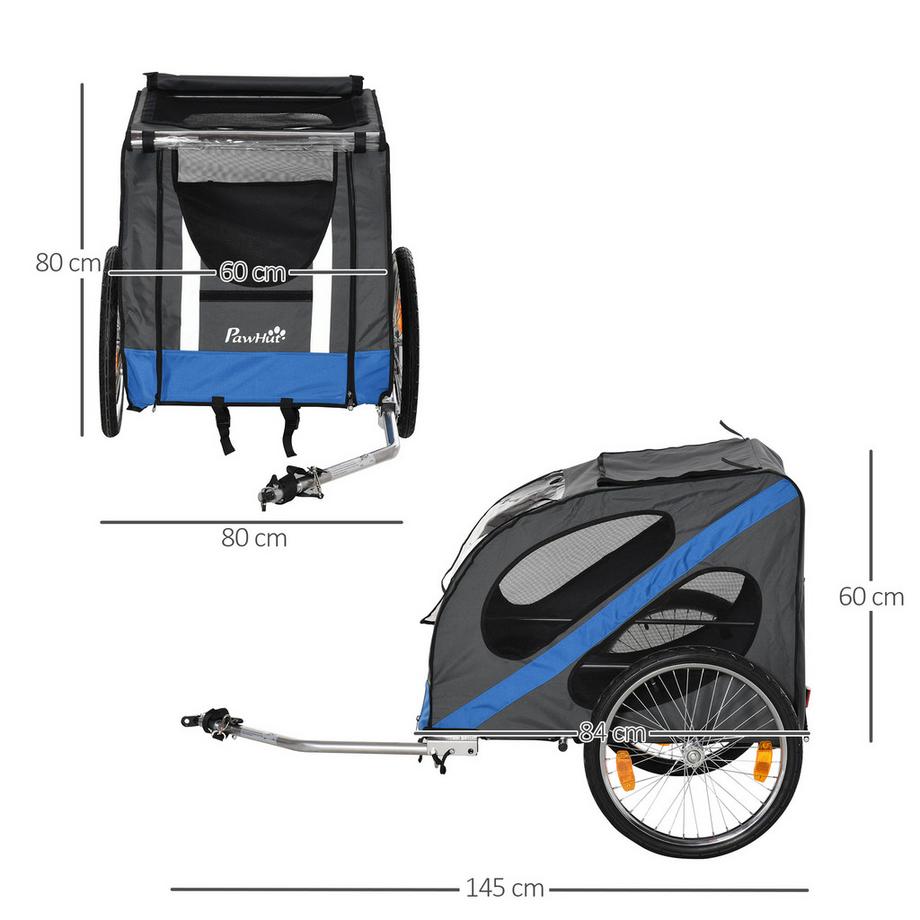 PawHut  Hundeanhänger 