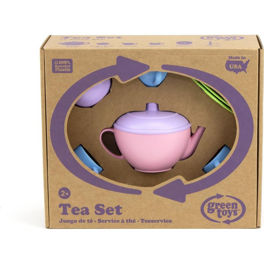 green toys  Green Toys Service à thé avec théière rose 