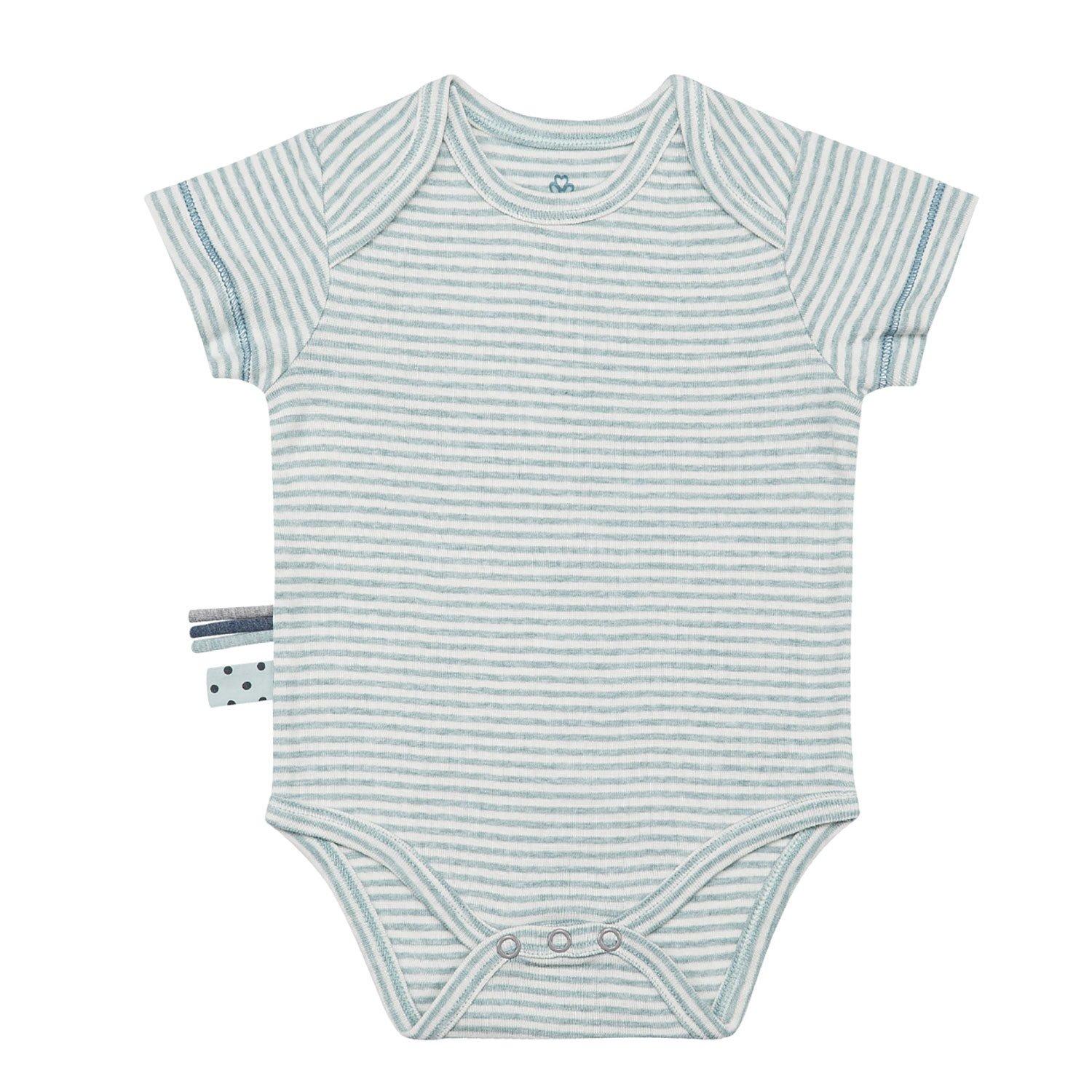 Image of Kurzarm-body Unisex Pastellgrün 3-6M