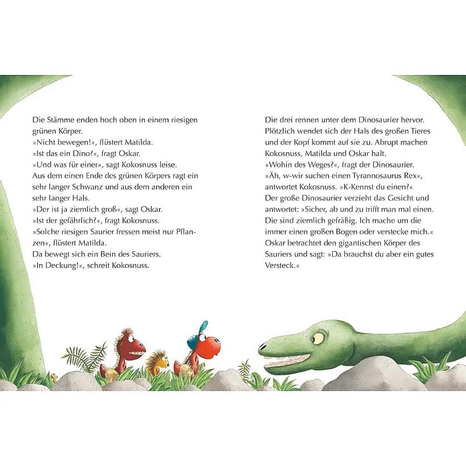 Der kleine Drache Kokosnuss bei den Dinosauriern Siegner, Ingo; Siegner, Ingo (Illustrationen) Gebundene Ausgabe 