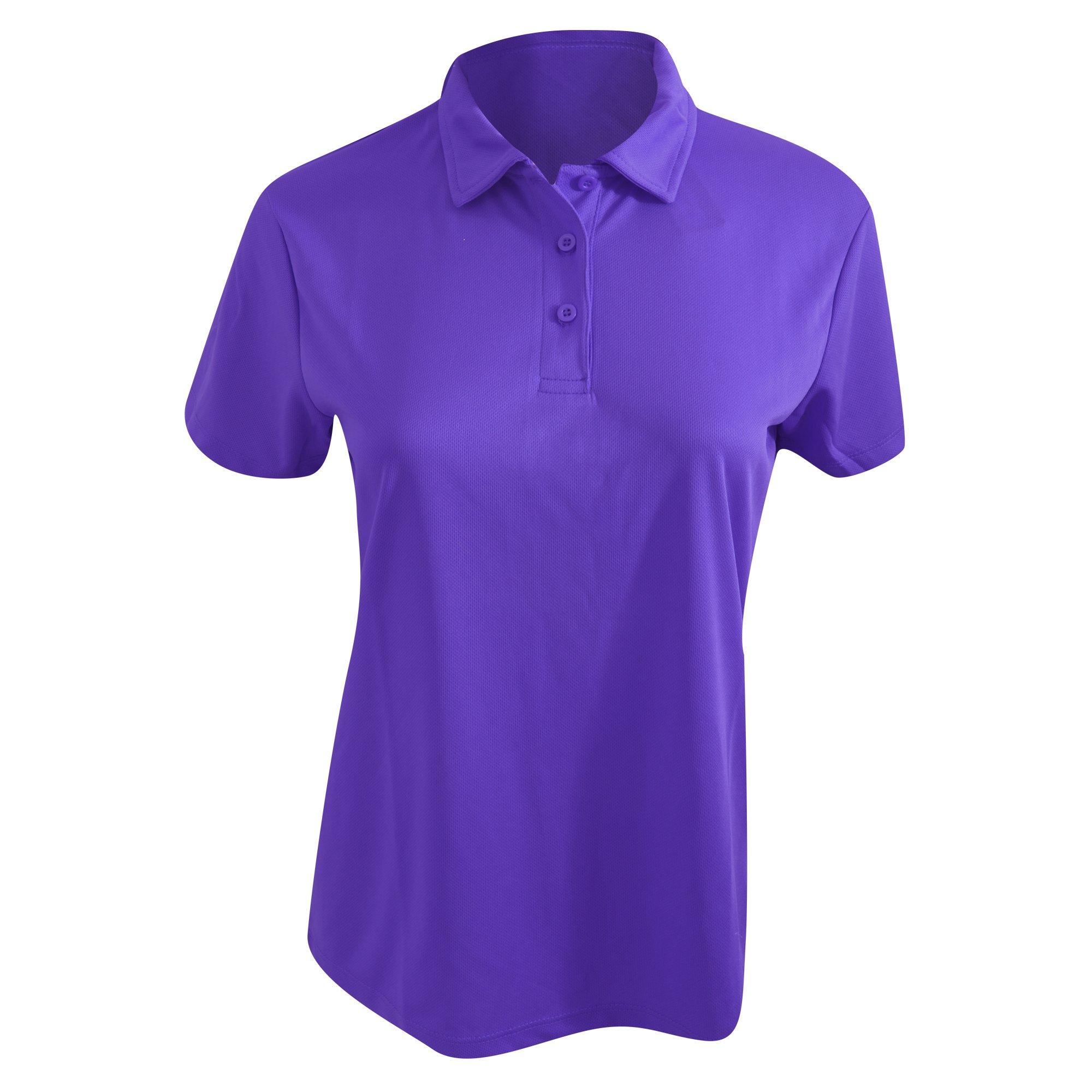 Image of Cool Poloshirt Poloshirt, Taillierte Passform Damen Lila XS
