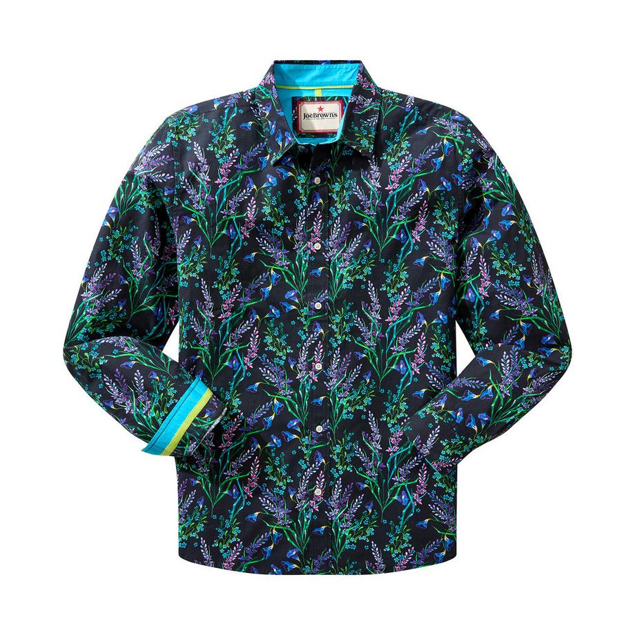 Joe Browns Hemd mit Wildblumenmuster Langarm  