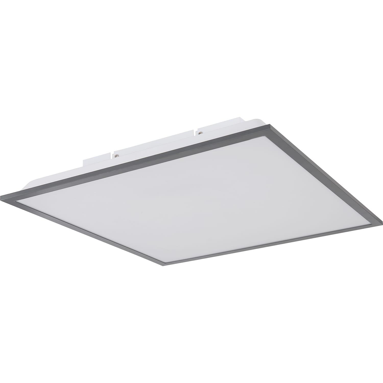 mutoni Deckenleuchte Doro Aluminium weiss opal 1xLED 45x45  