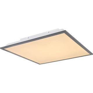 mutoni Plafonnier Doro aluminium blanc opale 1xLED 45x45  