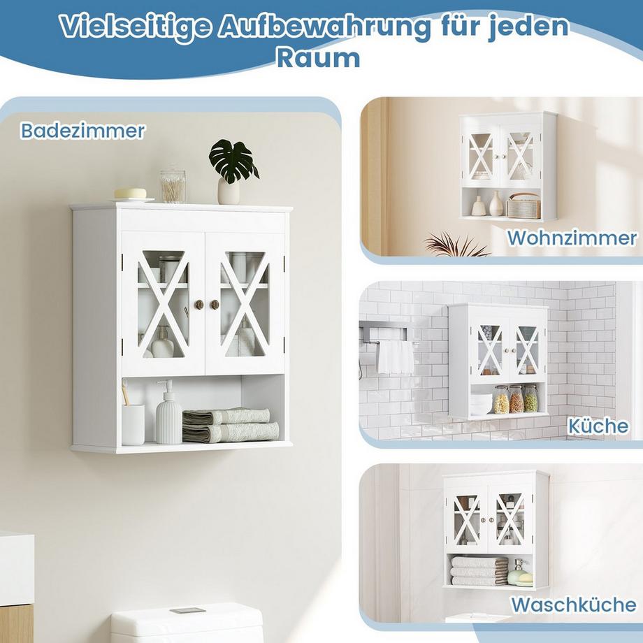Northix Badezimmerschrank zur Wandmontage  