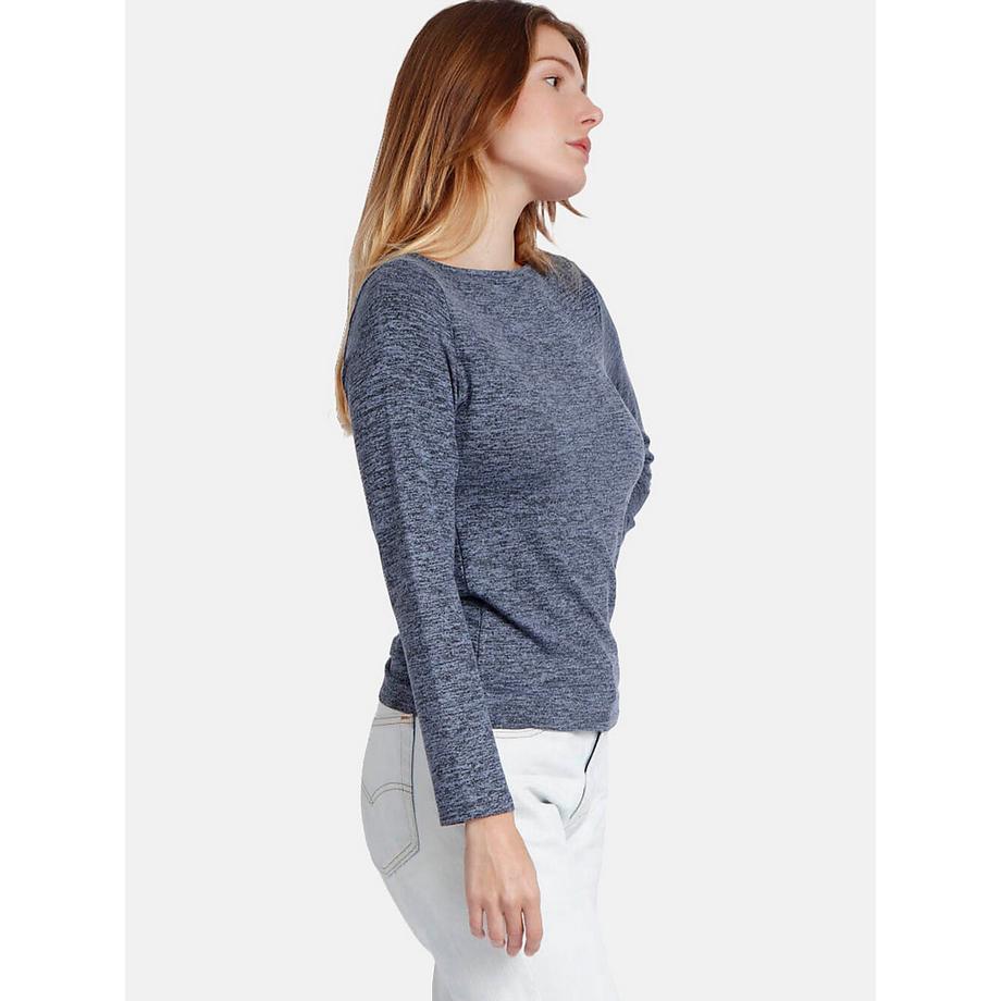 Admas Barca Top Maniche Lunghe Scollo a Barca  