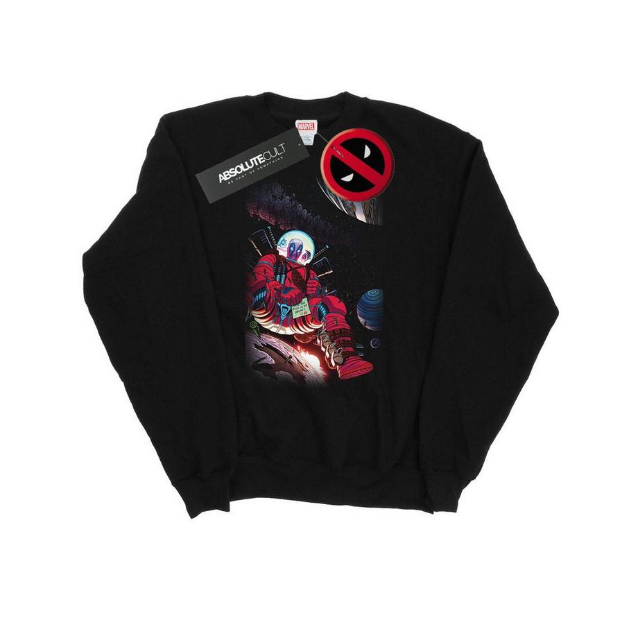 MARVEL Deadpool Space Suit Grafikdruck Sweatshirt  