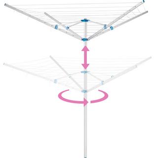 Tectake Stendibiancheria a ombrello  