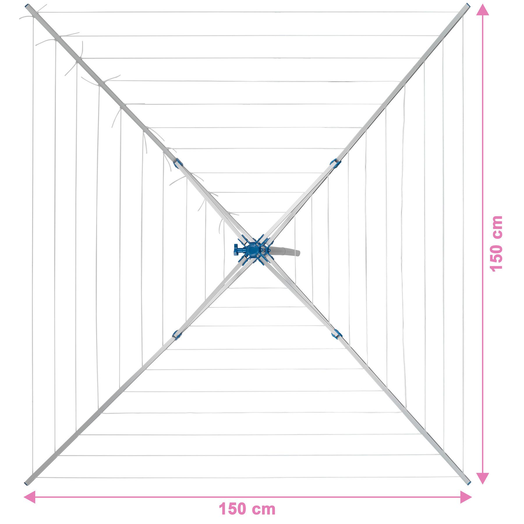 Tectake Stendibiancheria a ombrello  