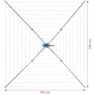 Tectake Stendibiancheria a ombrello  
