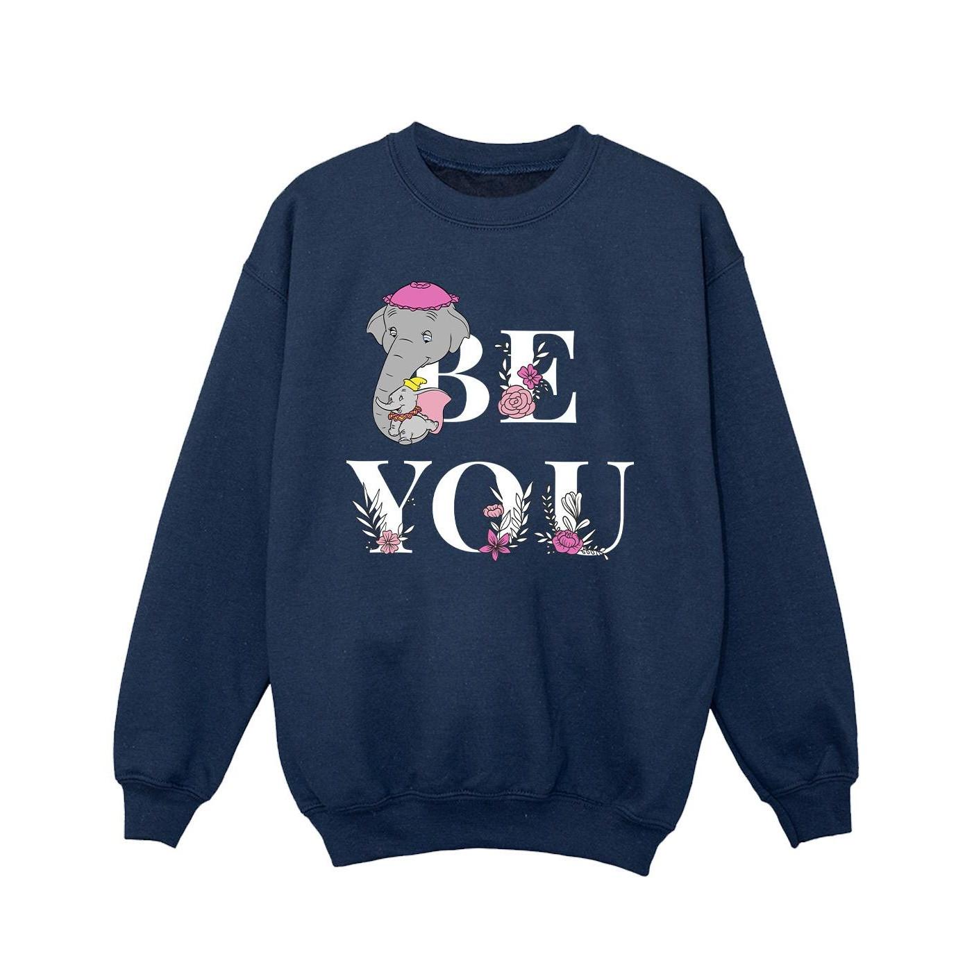 Image of Dumbo Be You Sweatshirt Unisex Marine 152-158