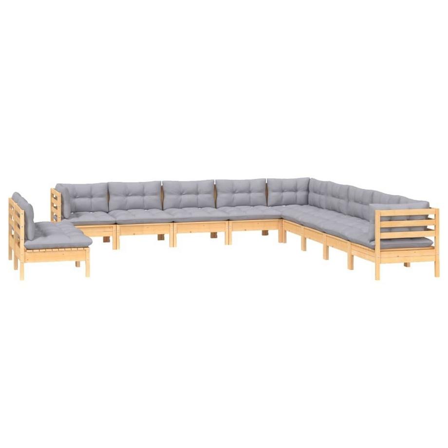 VidaXL Garten-lounge-set kiefernholz  