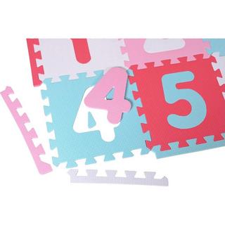 Knorrtoys  Puzzlematte Alphabet & Zahlen Pink/Rosa (64Teile) 