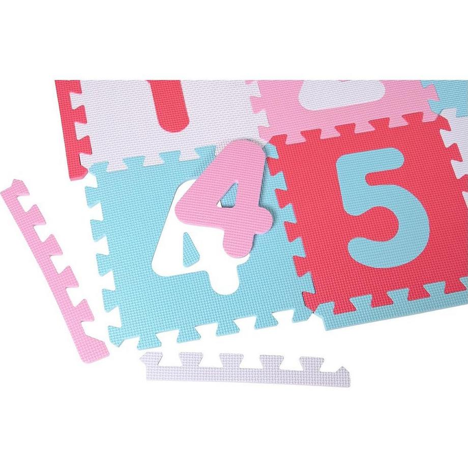 Knorrtoys  Puzzlematte Alphabet & Zahlen Pink/Rosa (64Teile) 