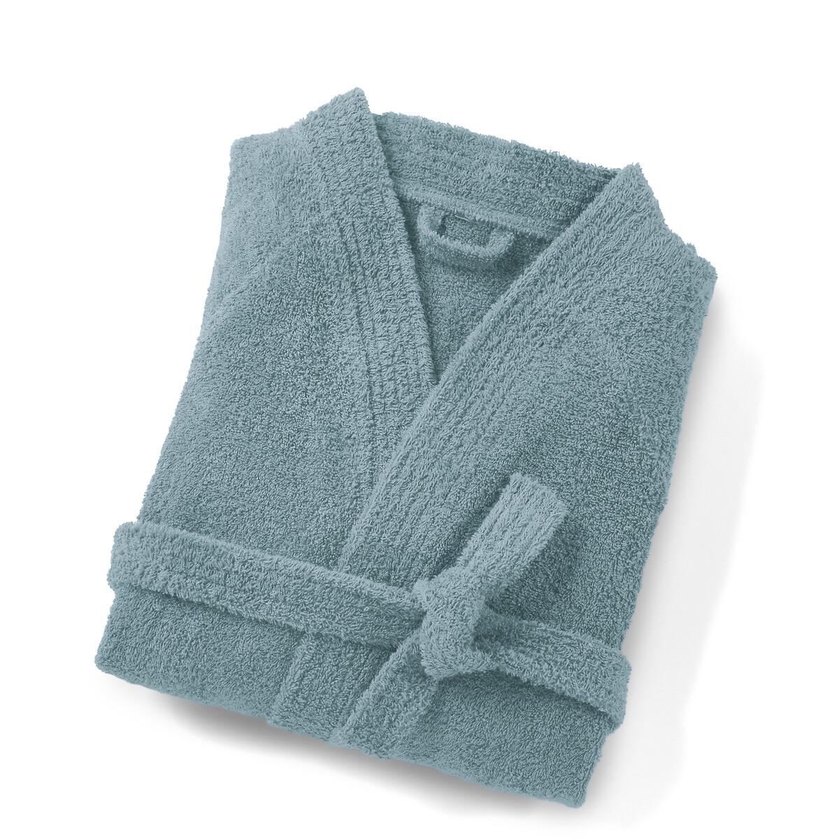 Image of Peignoir Éponge Col Kimono 450g/m² Damen Blau 33/34