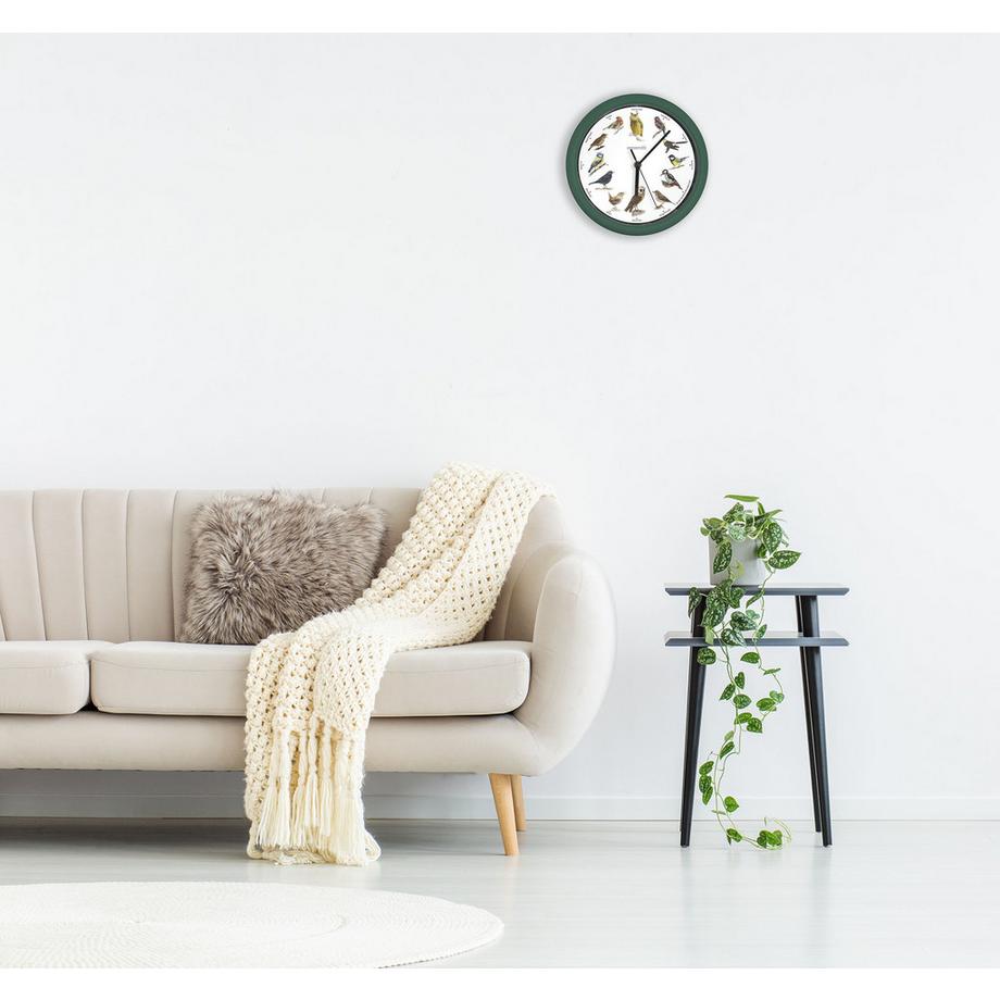 STARLYF Birdsong Clock - Wanduhr mit echten Vogelstimmen  