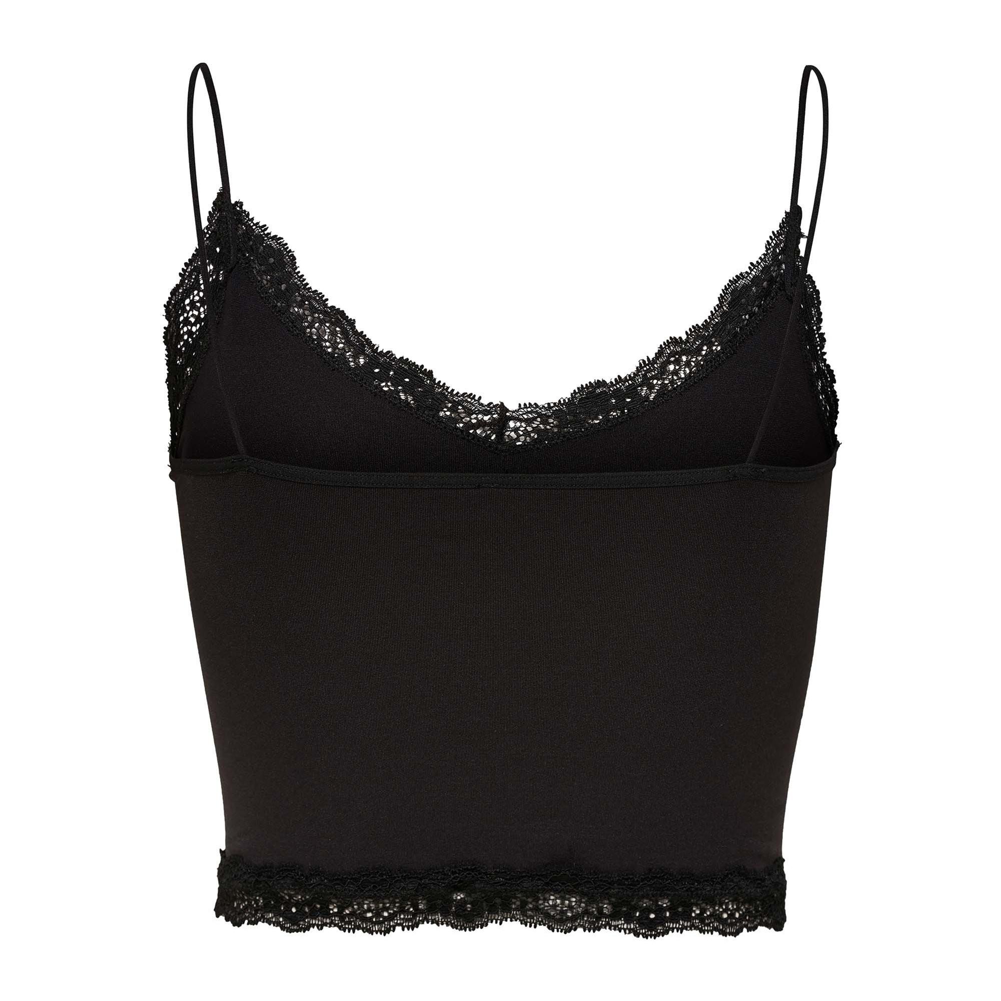 ONLY Vicky Lace Seamless Cropped Top  