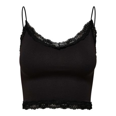 ONLY Vicky Lace Seamless Cropped Top  
