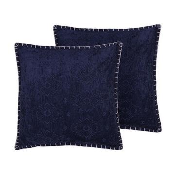 Lot de 2 coussins en Soie artificielle Traditionnel MELUR