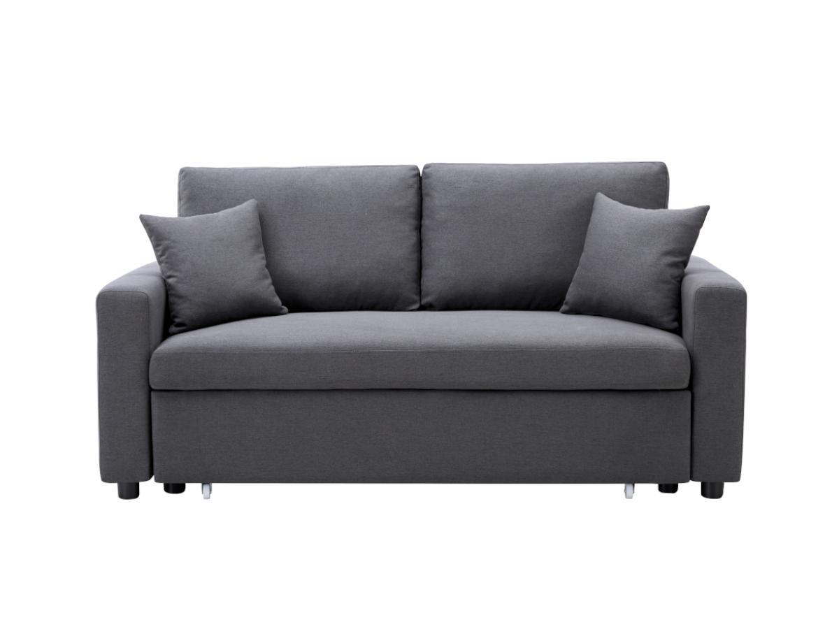 Vente-unique Schlafsofa 3Sitzer INIZOR Stoff  