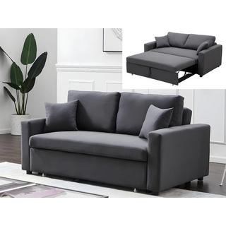 Vente-unique Schlafsofa 3Sitzer INIZOR Stoff  