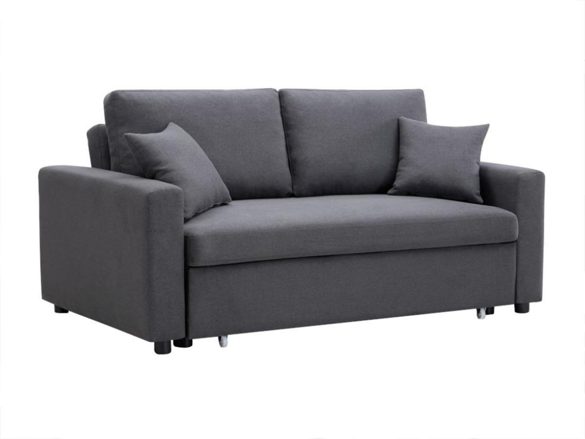 Vente-unique Schlafsofa 3Sitzer INIZOR Stoff  