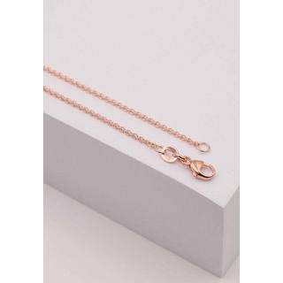 MUAU Schmuck  Bracelet rond d'forçat en or rose 750, 19cm, 1,3mm 