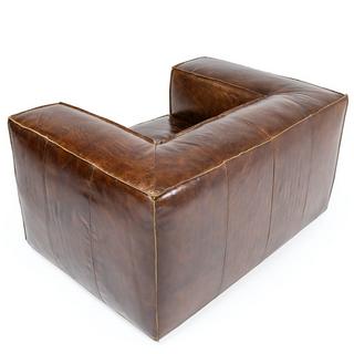 mutoni Fauteuil en cuir vintage Lawrence  