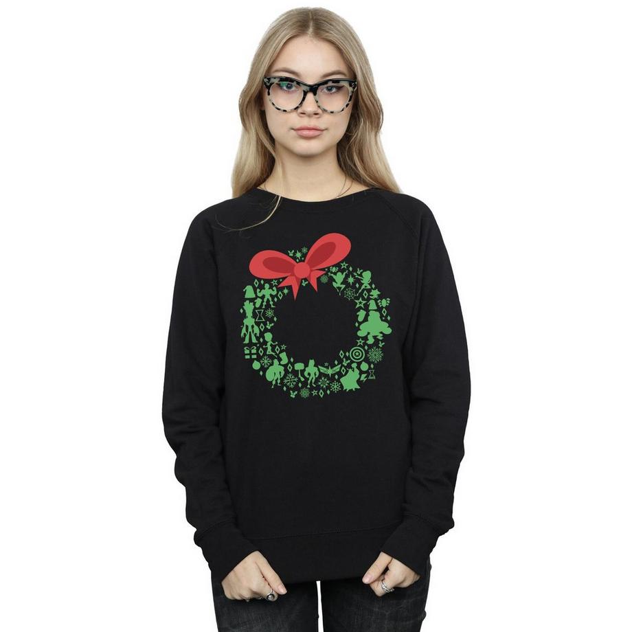 MARVEL Avengers Christmas Wreath Regular Fit Sweatshirt  