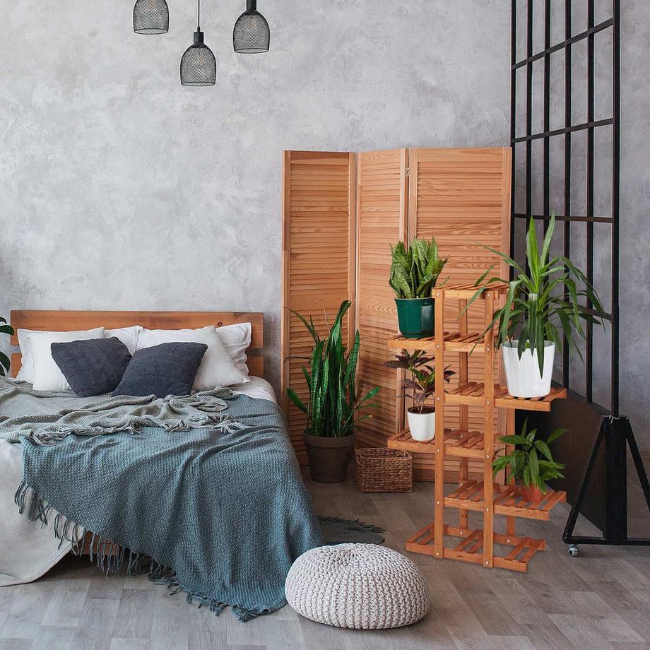 B2X Pflanzenregal Holz 5 Regale  