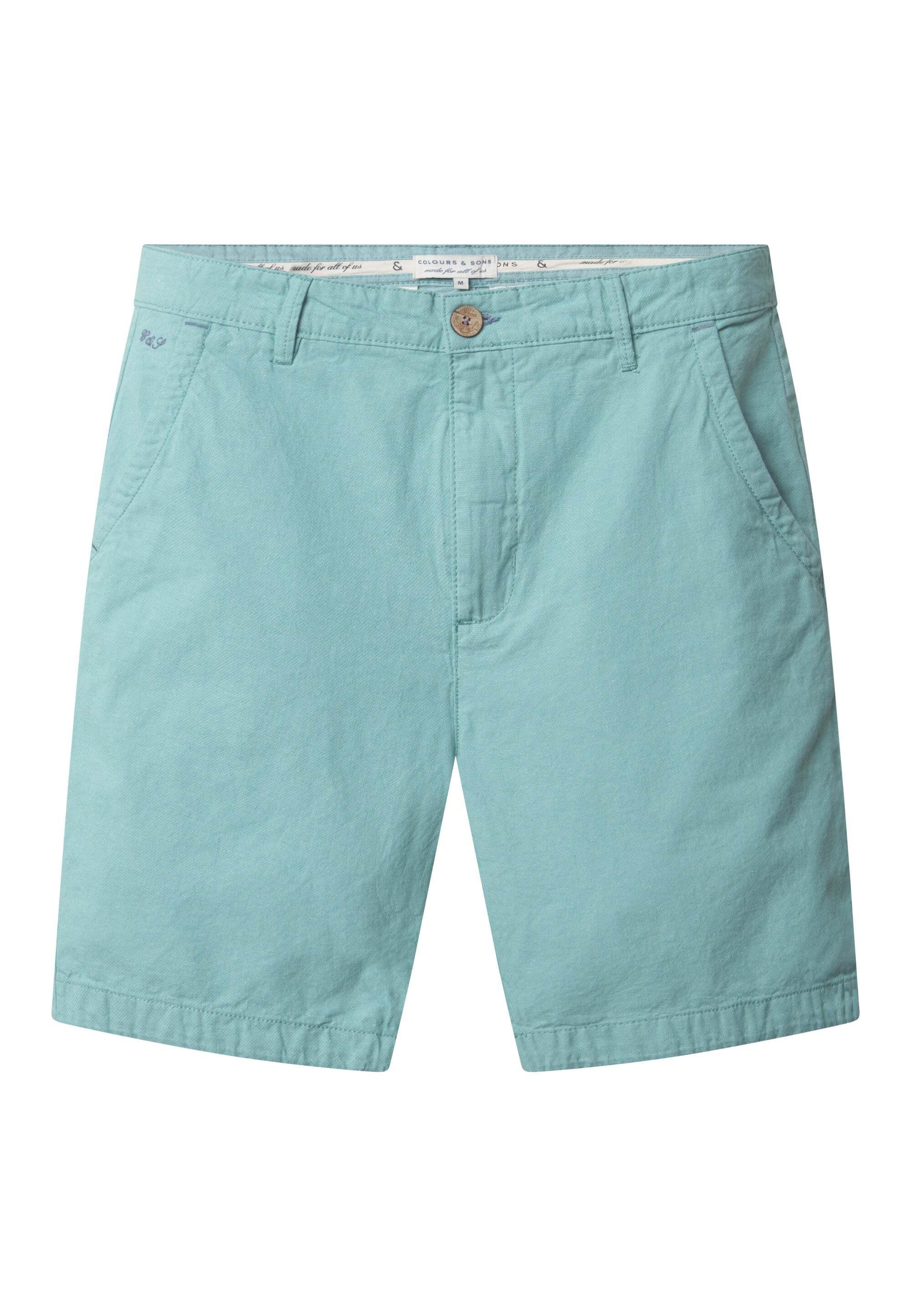Image of Shorts Dobby Herren Türkisblau XL