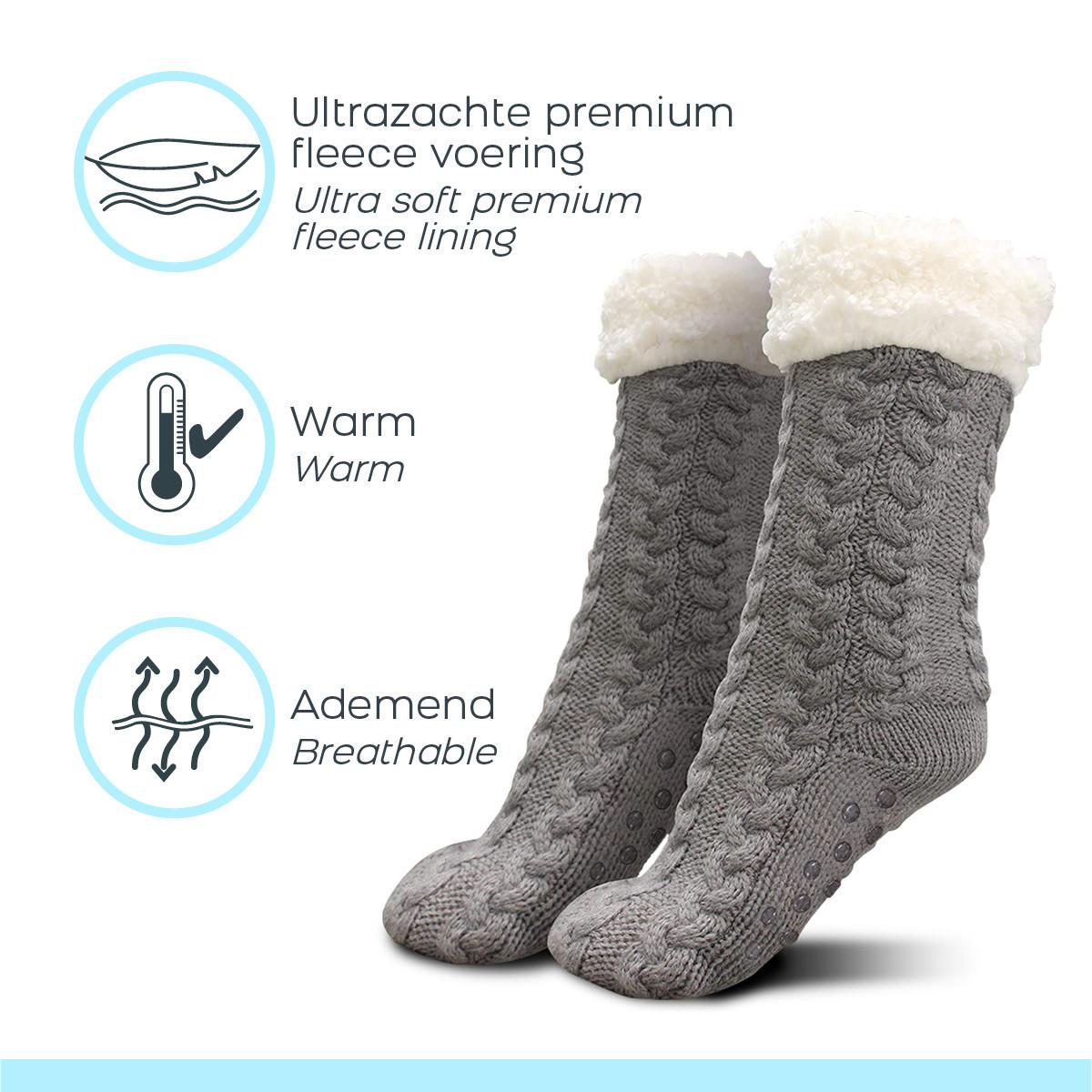 Orange Donkey Donkey Kuschelige Haussocken Grau  