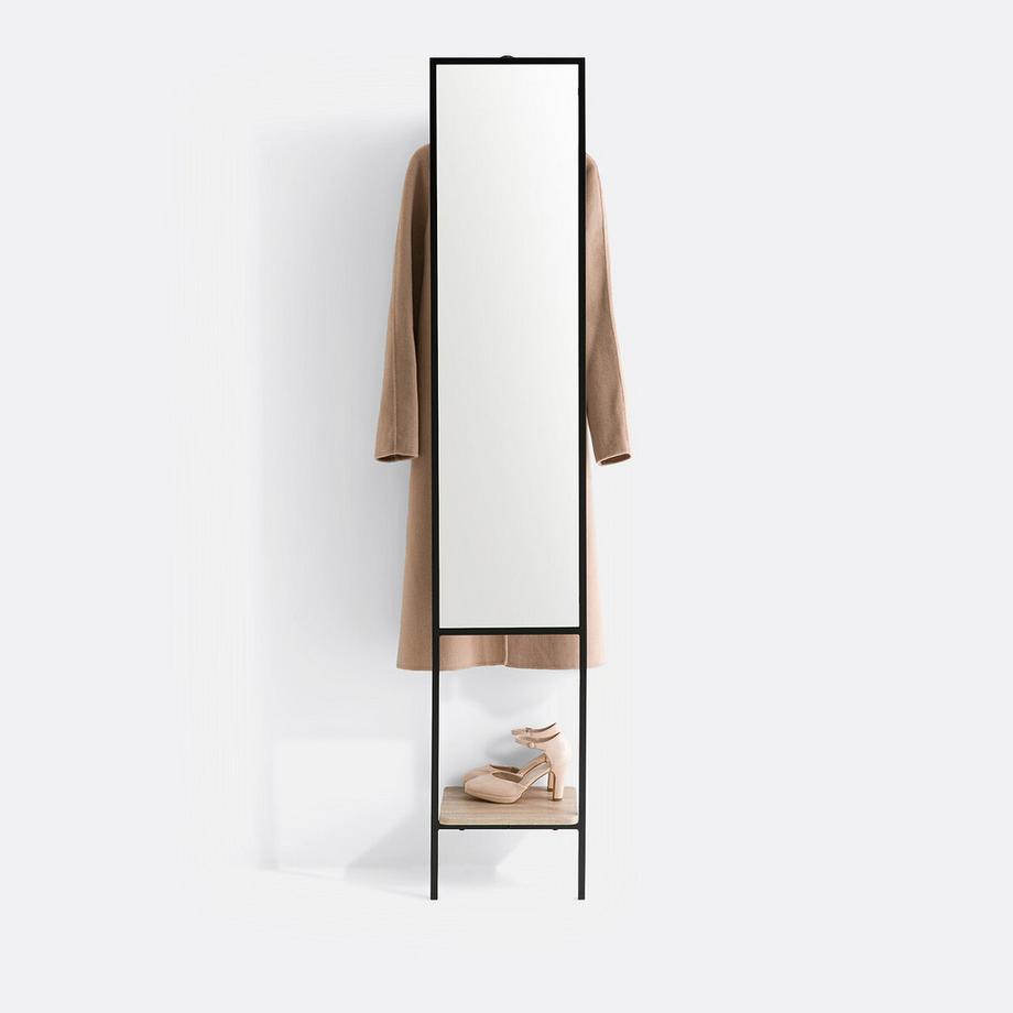 SO'HOME Portant mural avec miroir Horta  