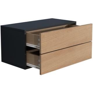 VCM Holz Wandschublade Nachtschrank Wandboard Schublade Konsole Nachttisch Usal L 60 cm  