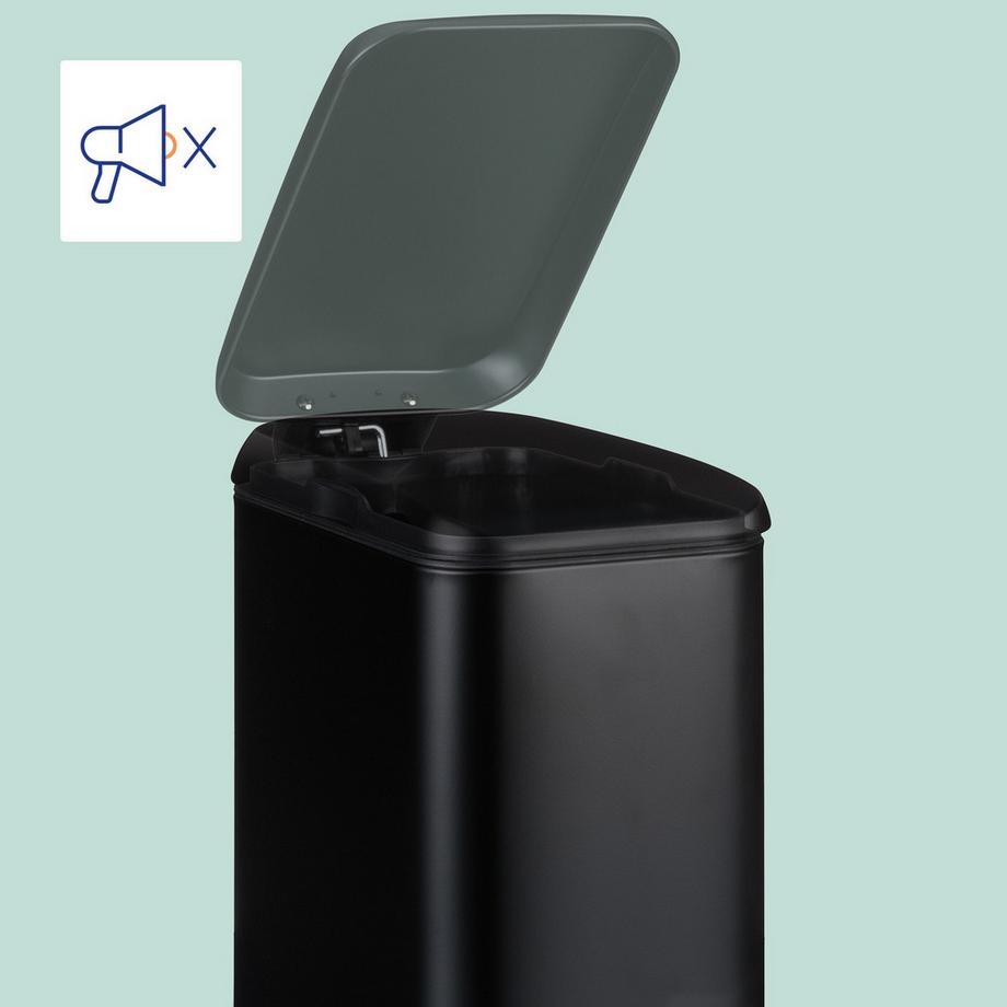 Northix Badezimmerabfallbehälter 5 l Softclose  